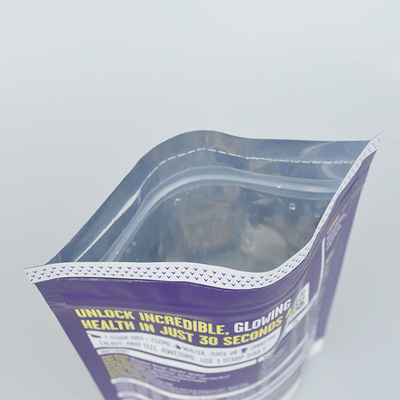 注文の印刷されたジップ ロック式袋は袋の食品包装を立てる