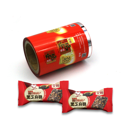 自動パッキング機械軽食キャンデーの包装のための印刷されたラミネーションPET12 PE60の適用範囲が広いフィルム