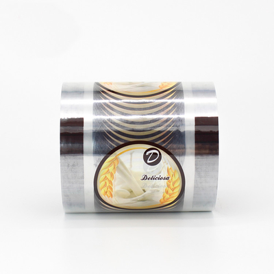 プラスチック印刷された薄板にされた密封のコップの包装のフィルム ロール ミルクのティー カップのシーラーのフィルム ロール