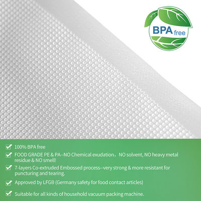 食品 貯蔵 浮雕式真空シール袋