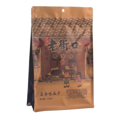 食品包装のためのシッパー付きのカスタム透明紙スタンドアップポケット