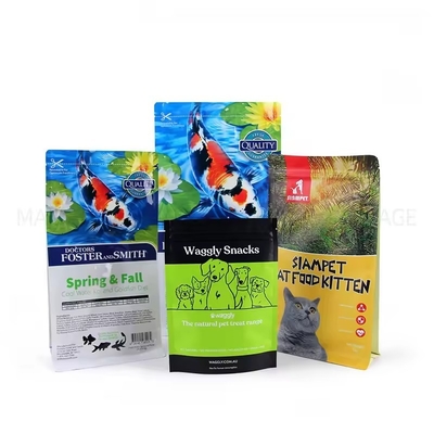 2kg 5kg 10kg 15kg プラスチックマット アルミニウム 包装 平底シップロック ペット犬用食品袋
