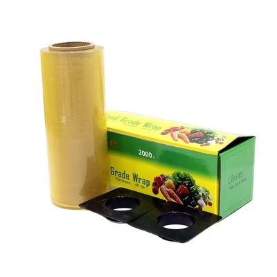食品級 クリップフィルム ロール 食品 新鮮 保存 プラスチックのラップ クリップフィルム 新鮮な果物と野菜の包装用
