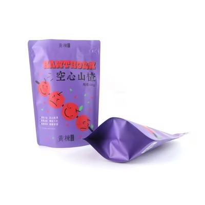 カスタムプリントマット スタンドアップポック アルミホイル マイラーバッグ 茶 食品包装 シープロック付きプラスチックバッグ