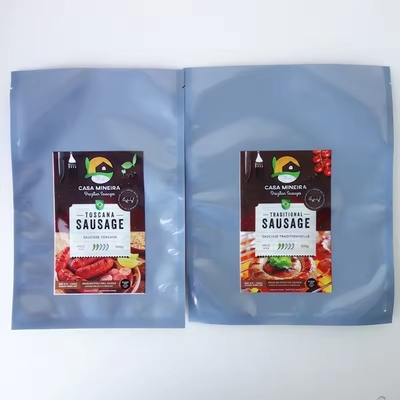 層状 カスタムプリント 透明プラスチック マイラー 海鮮食品 包装 真空 密封 冷凍 ポッチ バッグ
