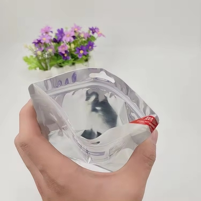 高品質のカスタム 防水 マイラージップロックバッグ ミニ 三面シール プラスチック包装袋 アルミ製紙袋