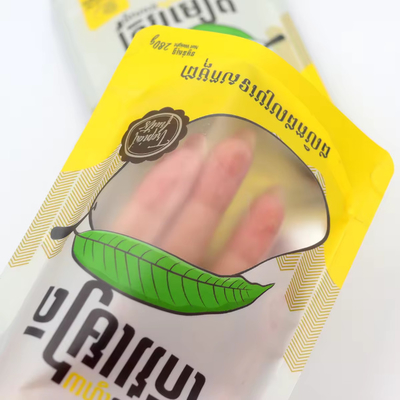 再封印可能なラミネートプラスチック スタンドアップ 食品袋 梱包 カスタム プリント デザイン  Ziplock ポリ バッグ ドライフルーツ