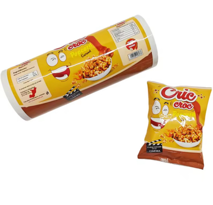 プラスチックの印刷パッケージ サケット ホットラミネーション 食品 スナック ポケット BOPP PET アルミ CPP PE ポテトチップ 密封フィルムロール