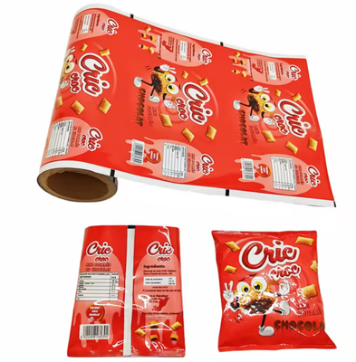 プラスチックの印刷パッケージ サケット ホットラミネーション 食品 スナック ポケット BOPP PET アルミ CPP PE ポテトチップ 密封フィルムロール