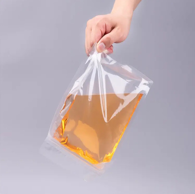 オーダーメイド フラットボトム 8 サイドシール 透明 シープロック ドライフルーツ 食品 米 梱包 プラスチック スタンドアップポック
