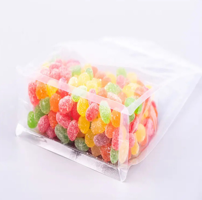 オーダーメイド フラットボトム 8 サイドシール 透明 シープロック ドライフルーツ 食品 米 梱包 プラスチック スタンドアップポック