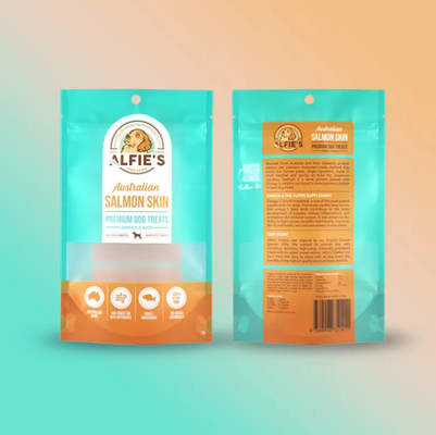 カスタムデザイン 包装 ザイパー ポケット プラスチック 包装 ポケット ロゴ ペット スナック 食品 犬 トリート 猫 プラスチック ペット スナック バッグ