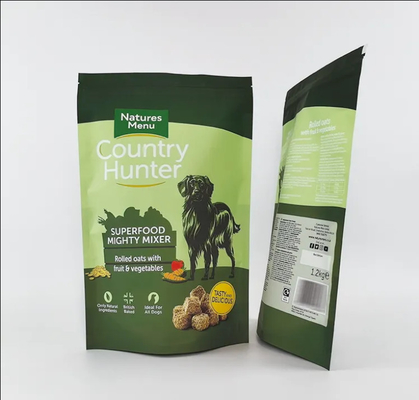 オーダーメイド印刷 プラスチック袋 大型 5kg 10kg 15kg スタンドアップポック マイラー 再利用可能 ザイプ 犬 ペット 食品 梱包袋