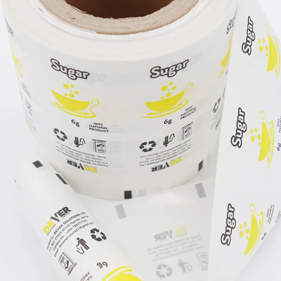 卸売 パーソナライズされた プラスチック食品包装 ラミネートロールフィルム 砂糖紙サケット 自動包装フィルム 販売