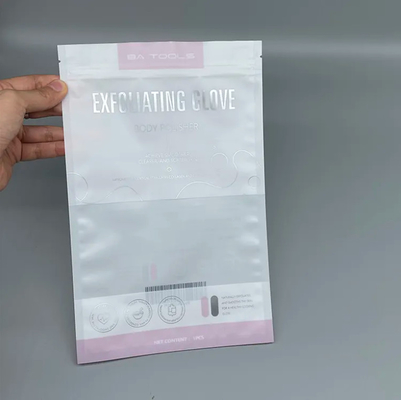 透明手袋 包装 ブラインド用 凍結式ジッパーバッグ 化粧品 プラスチック マイラージップロックバッグ 三面シール