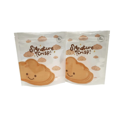 プリントされたプラスチックビスケット包装袋  Ziplock プランタンチップス ビスケット包装袋