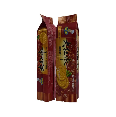 カスタムプリント プラスチック スナック 乾燥食品 サイド ガセット ポッチ マイラー クッキー ビスケット パッケージ バッグ