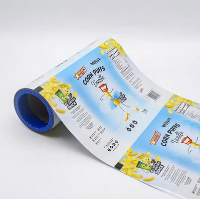 カスタム製の薄膜ラミネート アルミ プラスチック 食品 柔軟な包装 フィルム ロール サケット タロ トマト ポテト チップ 包装
