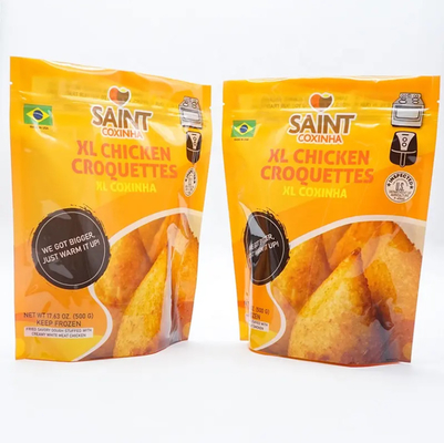 カスタム 冷凍 立立 袋 リサイクル ロースト フライド 食品 包装 袋 ザイパー