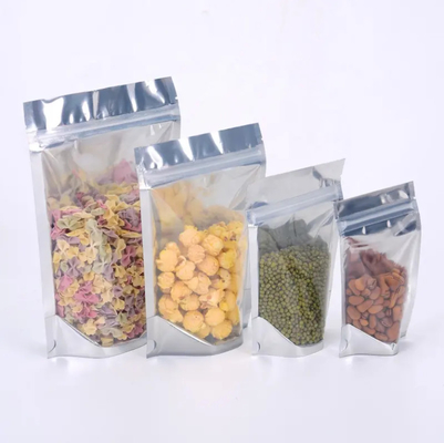 鮮やかな再利用可能ラミネートアルミホイル 食品配送 Ziplock バッグ 陰陽 立立ポケット