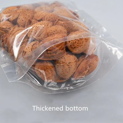 食品 Ziplock クリア カスタムプリント スタンドアップ ポケット Zip Lock 包装 ザイプ付き 透明性のあるプラスチック袋