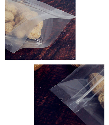 ジップロック付きの100個のフルクリアスタンドアップポーチ、再封可能、食品保存用ギフト包装袋