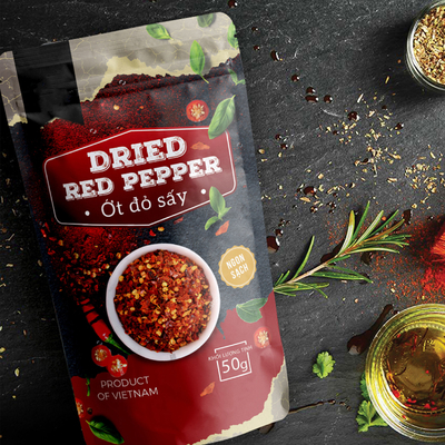 スパイス包装袋 プラスチック包装 調味料 パプリカ 食品包装袋 シール付きジッパー スタンドアップポーチ