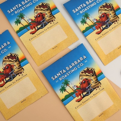 デジタル印刷 パーソナライズド プリント プラスチック アルミニウムホイル バッグ カフェ スナック 3 面 封印 バッグ フラット バッグ バック 封印 バッグ