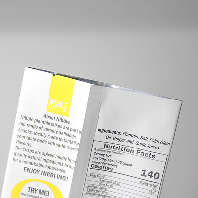 デジタル印刷 パーソナライズド プリント プラスチック アルミニウムホイル バッグ カフェ スナック 3 面 封印 バッグ フラット バッグ バック 封印 バッグ