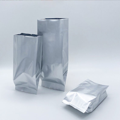 卸売 防湿 PE アルミ 粉末袋 層状 熱密封 サイド ガッセット 真空袋 貯蔵用 アルミ フィルム