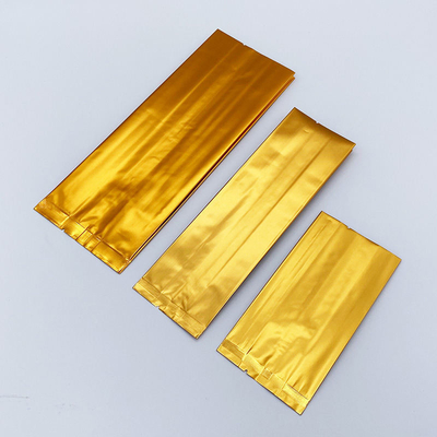 カスタムロゴサイドガセットフラットボトムスタンドアップポーチアルミホイルティーバッグヒートシールCPP & PEプラスチック食品包装