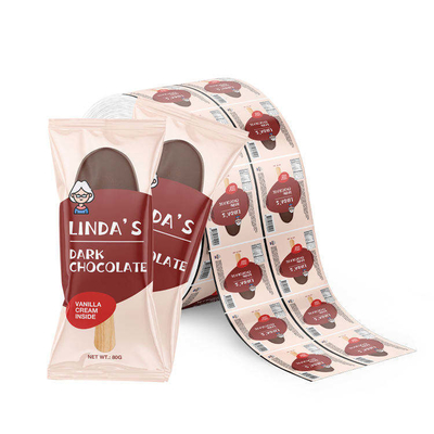 カスタム印刷食品包装 プラスチックロールフィルム アイスクリーム包装 アルミニウムホイル ラミネートロールフィルム