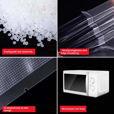 業務用カスタムグレードプラスチック包装袋、3面ヒートシールシーラー、エンボス加工バッグ、エンボス真空包装袋、食品、肉、ナッツ