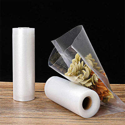Custom Printed Wholesale Transparent Nylon Vacuum Bag One Side Clear Pouch For Meat Or Vegetables