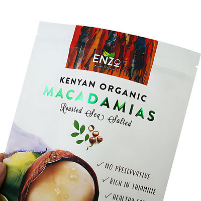 プレミアムスタンドアップバッグ カスタムプライベートロゴ印刷包装 アルミニウムポーチスタンドアップバッグ 食品包装用