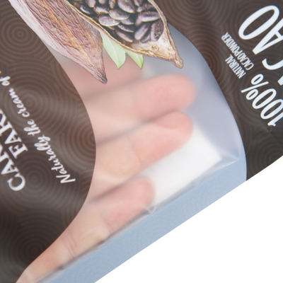 コーヒー豆 茶 食品 スナック クラフト紙 透明 立体式 閉塞式 ジップロック カスタム ロゴ