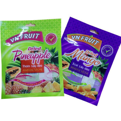 デジタルプリント食品グレード三方ヒートシール真空保存新鮮なマンゴーラズベリーベリーブルーベリーフラットポーチ冷凍フルーツバッグ