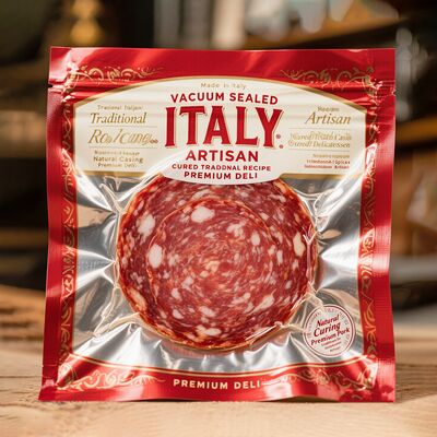 カスタマイズされたロゴ3サイドシーリングプラスチック包装食品保存マイラー真空シールバッグ魚の餌包装真空バッグロゴ付き