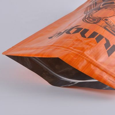 紫外線表面SGSペットはフルーツの粘着性キャンデーのためのジッパーの袋袋の上に立つ