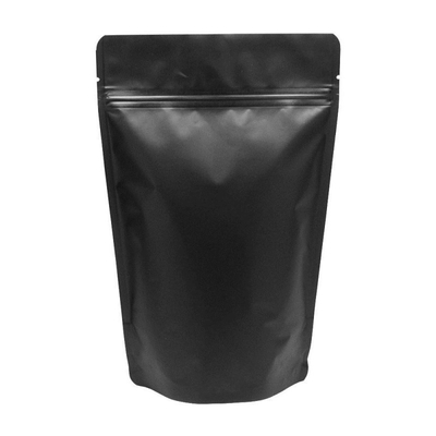 袋袋の無光沢の黒い印刷された臭いの証拠の上の食品包装のジッパー ロックの立場