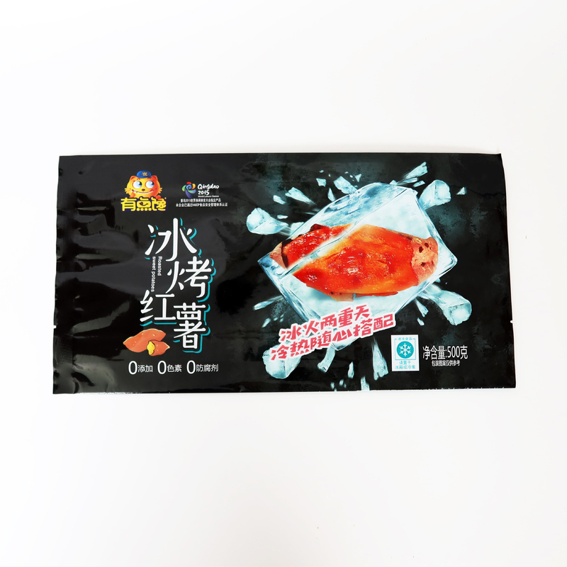 カスタムバッグ 食品包装 バックシール袋 冷凍食品 甘いジャガイモ 食品包装袋