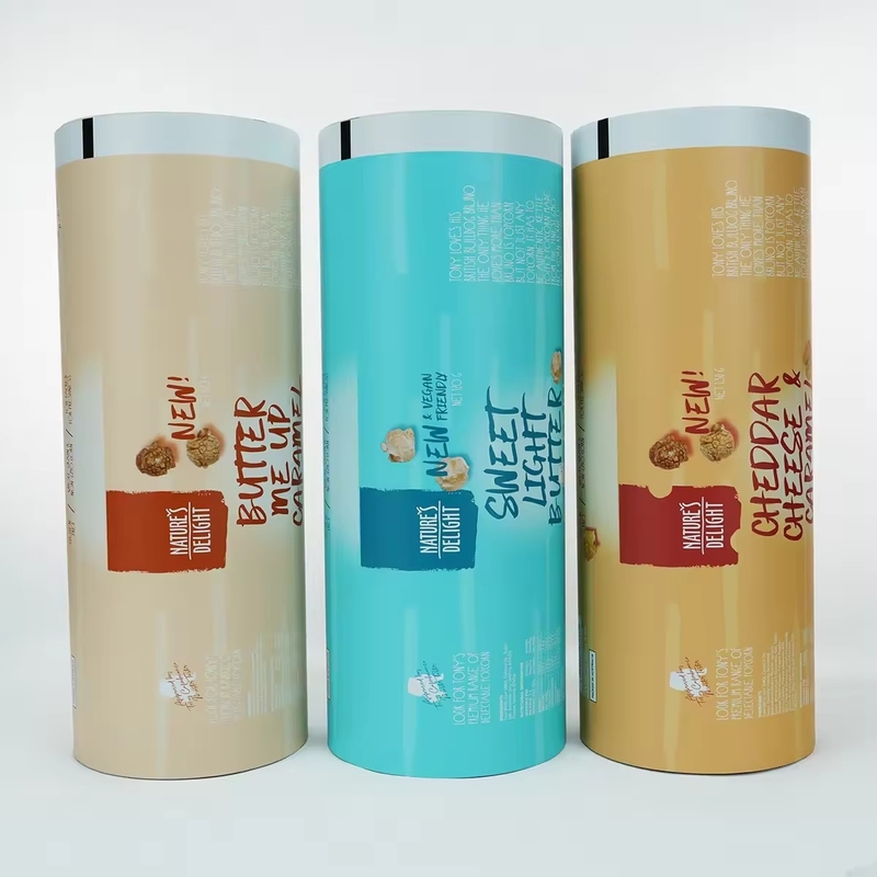 カスタマイズされたプリントロールフィルム ナッツ ドライフルーツ スナック 食品 自動包装機