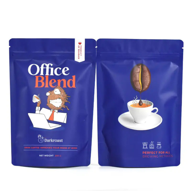 オーダーメイドデザイン 印刷 防臭 100g 500g スタンドアップ ザイパー ポケット サケット サプリメント 乳酪 コーヒー パッケージ マイラー バッグ