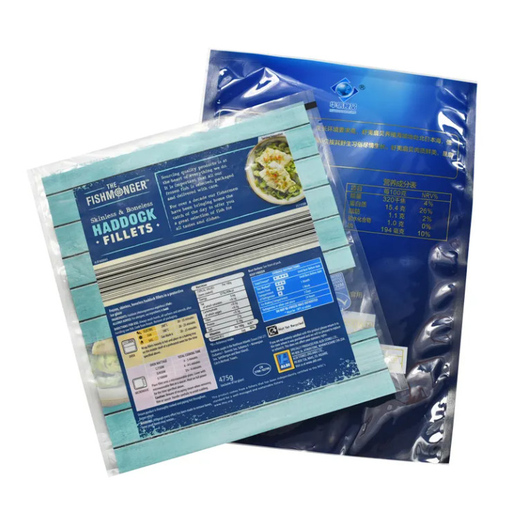 Wholesale Retail Nylon/PET Vacuum Packaging Bag Meat Vegetables Vacuum Bags Food Storage Heat Seal Composite Vacuum Packaging 食品貯蔵 熱シール コンポジートバキュム パッケージ