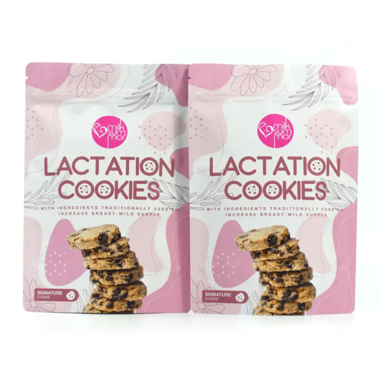 オーダーメイド プリント 防臭  Ziplock 3.5g 500g 食用品 ゴムビスケット 梱包 スタンドアップ ポケット クッキー マイラーバッグ