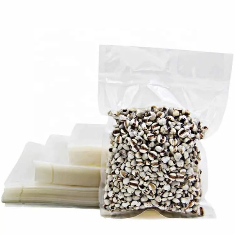 ストックとカスタム 透明ナイロン PEラミネート プラスチック 食品保管 梱包室 真空シール袋