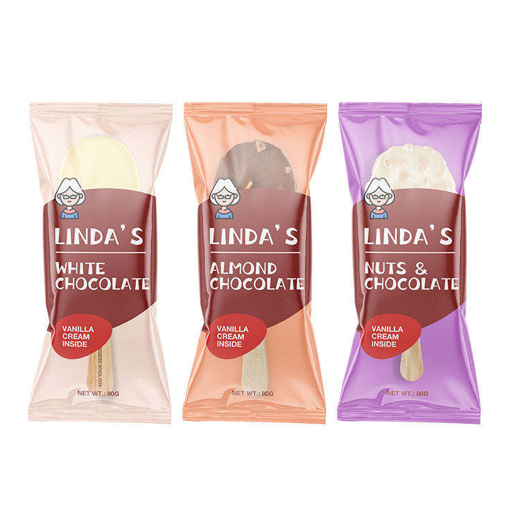 カスタム印刷食品包装 プラスチックロールフィルム アイスクリーム包装 アルミニウムホイル ラミネートロールフィルム